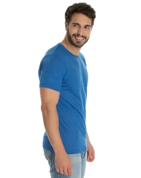 Kit 5 Camisetas Comfort Mescla Azul Royal