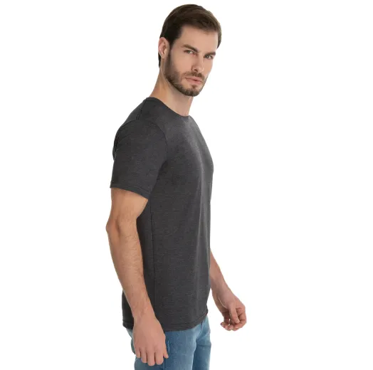 Camiseta Comfort Mescla Preta