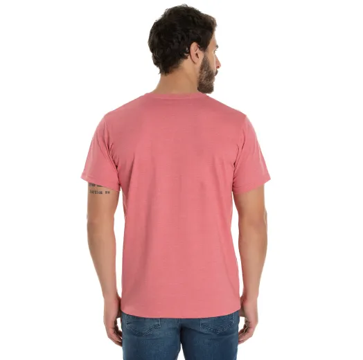 Kit 5 Camisetas Comfort Mescla Goiaba