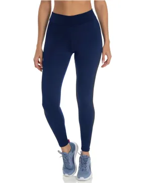 Calça Legging Fitness Feminina Azul Marinho
