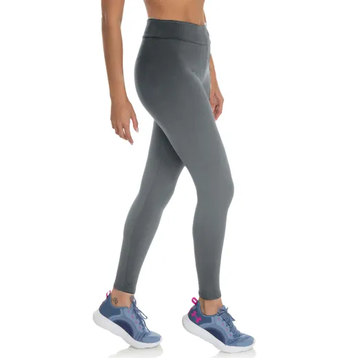 Calça Legging Fitness Feminina Cinza Chumbo