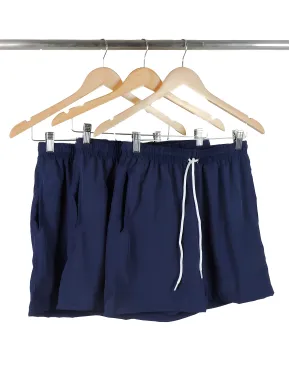 Kit 3 Shorts de Praia Masculino Azul Marinho 