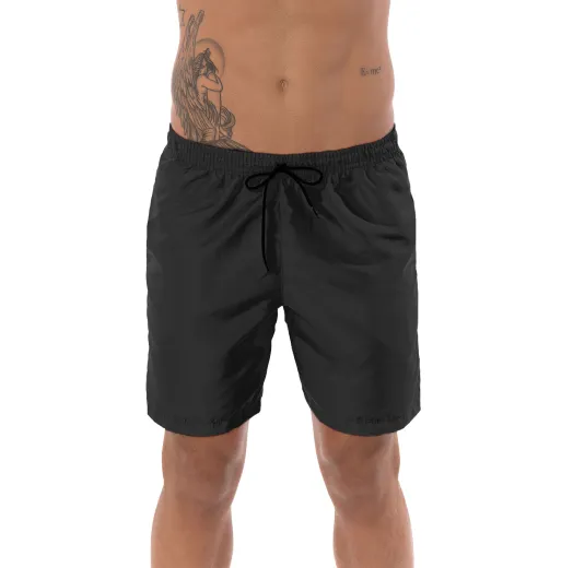 Kit 3 Shorts de Praia Masculino Preto