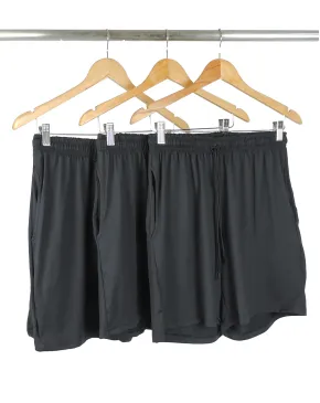 Kit 3 Bermudas Dry Fit Pretas