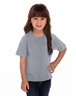 Kit 5 Camisetas Infantil de Algodão Penteado Cinza Mescla
