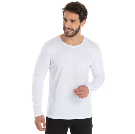 Kit 2 Manga Longa + Moletom Canguru Masculino 2