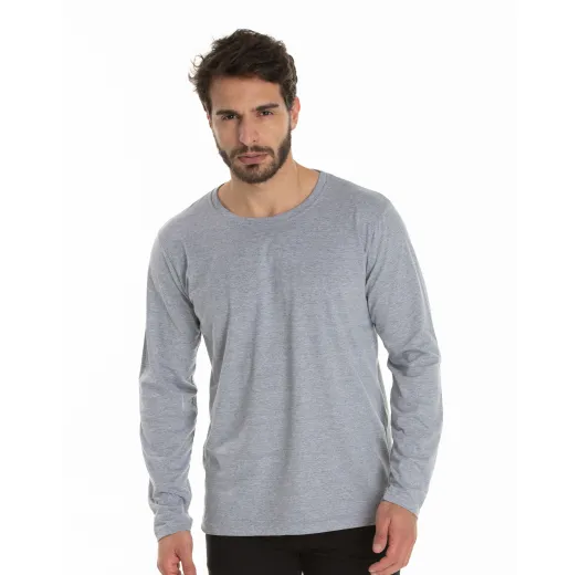 Kit 2 Manga Longa + Moletom Canguru Masculino 3