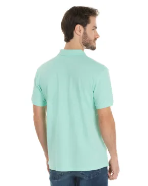 Camisa Polo Piquet Masculina Verde Claro