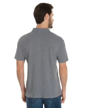 Camisa Polo Piquet Masculina Mescla Escuro 