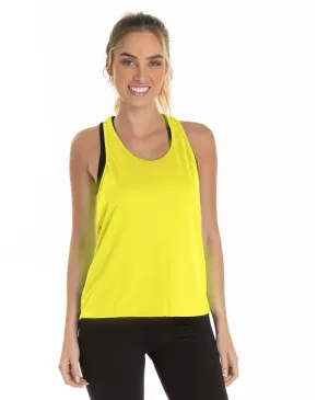 Regata Feminina Dry Fit Verde Lima Proteção UV 30+