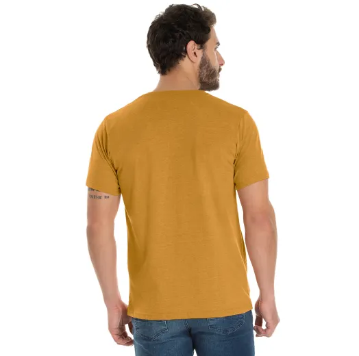 Camiseta Comfort Mescla Mostarda