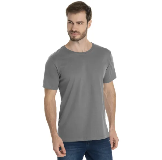 Camiseta PV/ Malha Fria Chumbo Escuro