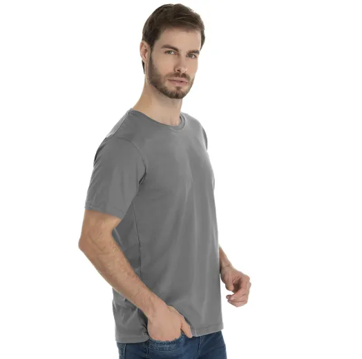 Camiseta PV/ Malha Fria Chumbo Escuro